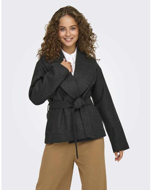 ONLY Gray Augusta Short Jacket
