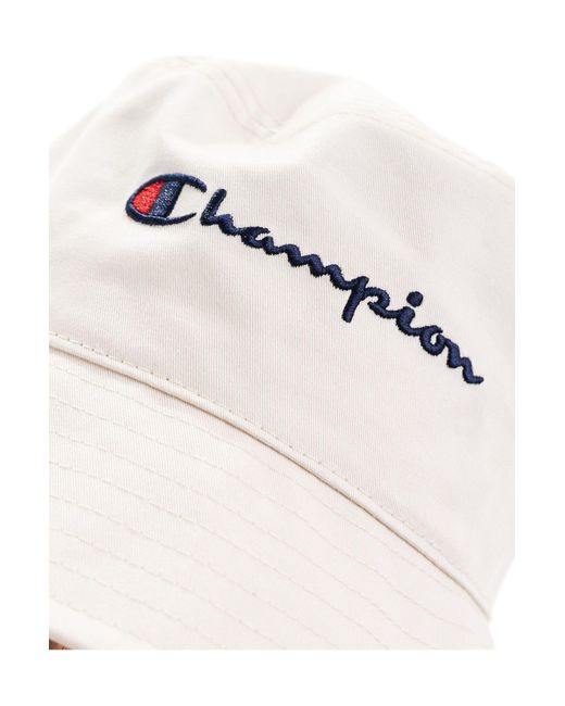 Cappello da pescatore beige di Champion in Brown da Uomo