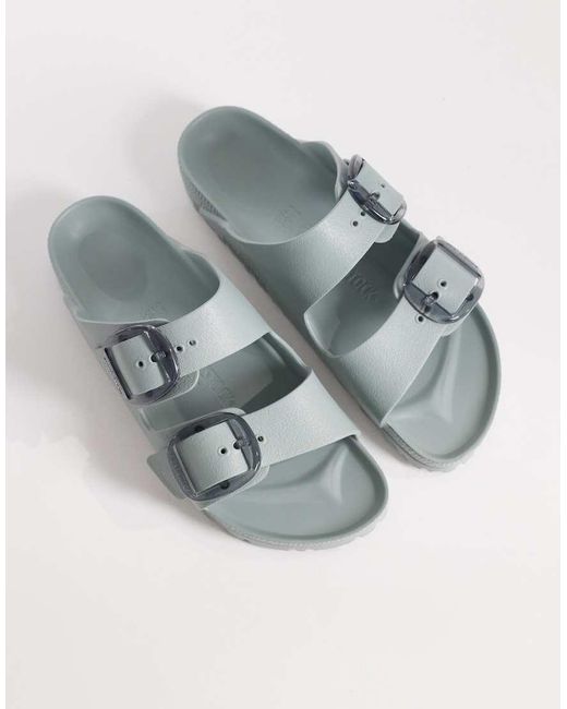 Birkenstock Gray Arizona Big Buckle Eva Sandals