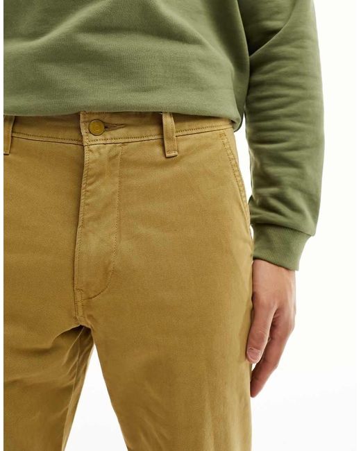 Levi's Yellow Xx Authentic Straight Fit Chino for men