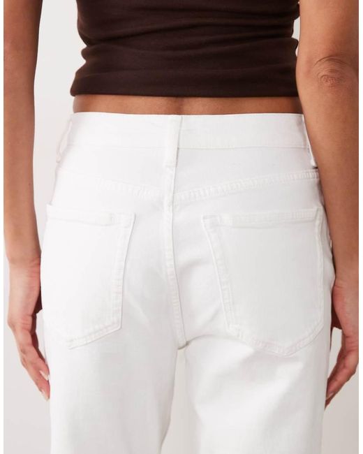 ARKET White Jade Stretch Slim Jeans