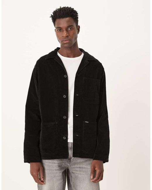 Polo Ralph Lauren Black Logo Heavyweight Cord Shacket for men