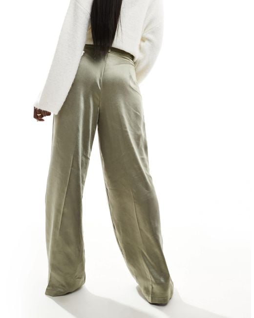 Y.A.S White Y.a.s Wide Leg Pants