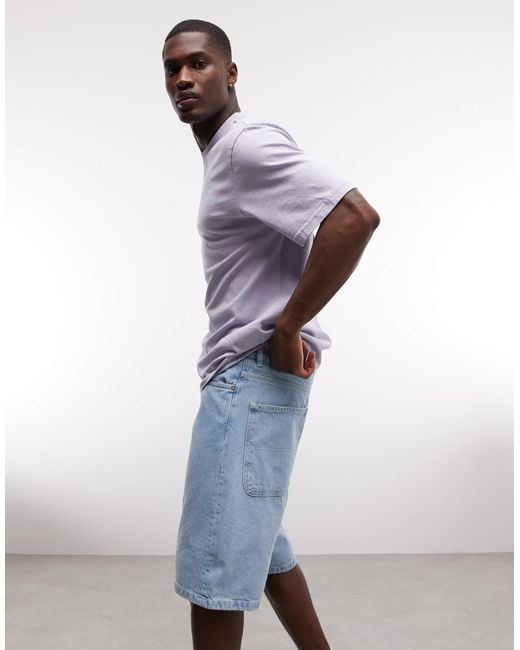 Stan Ray Blue Denim Shorts for men