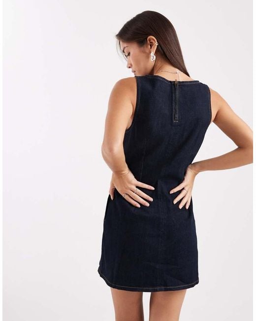 Levi's Blue Denim Mini Shift Dress