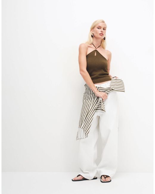 ONLY Green Halterneck Top