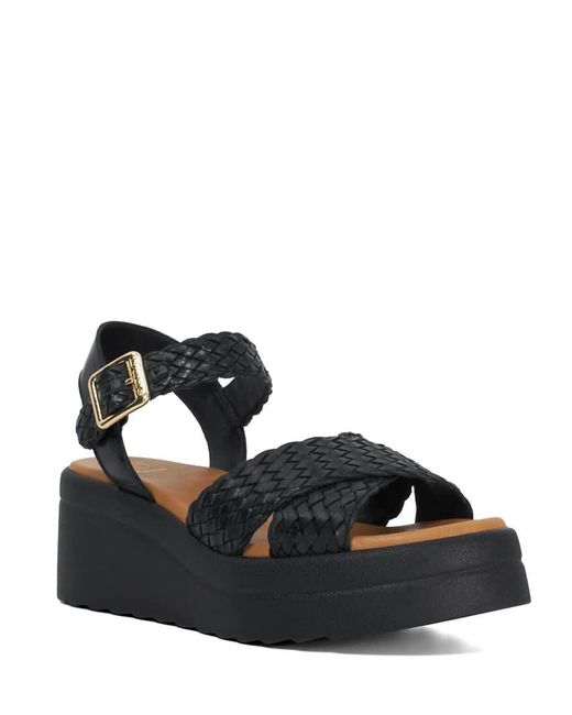 Dune Black Kinleys Wedges