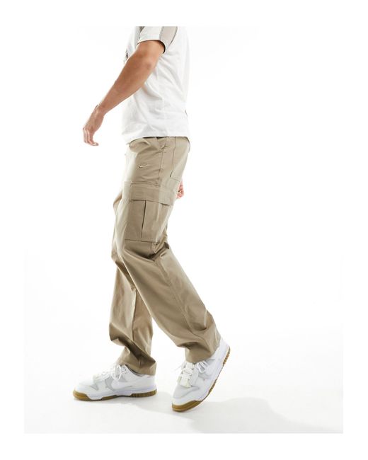 Nike White Club Woven Cargo Trousers for men