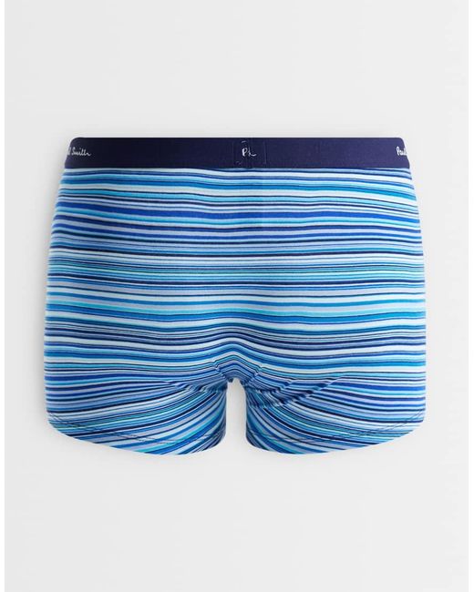 Paul Smith Blue 3 Pack Trunk Signature Stripe for men