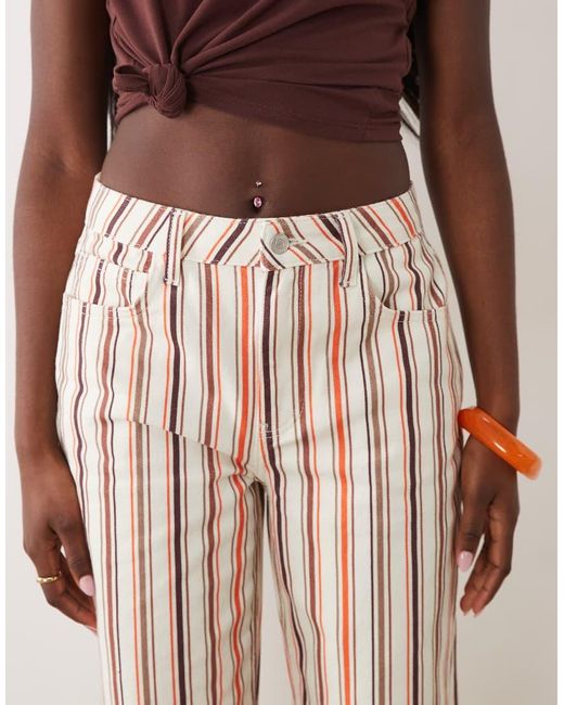 ASOS Natural Asos Deisgn Straight Jeans