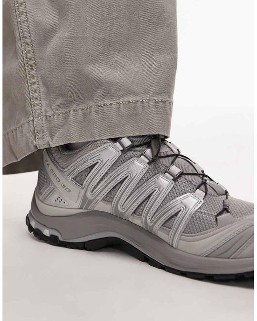 Salomon Gray Xa Pro 3d Trainers