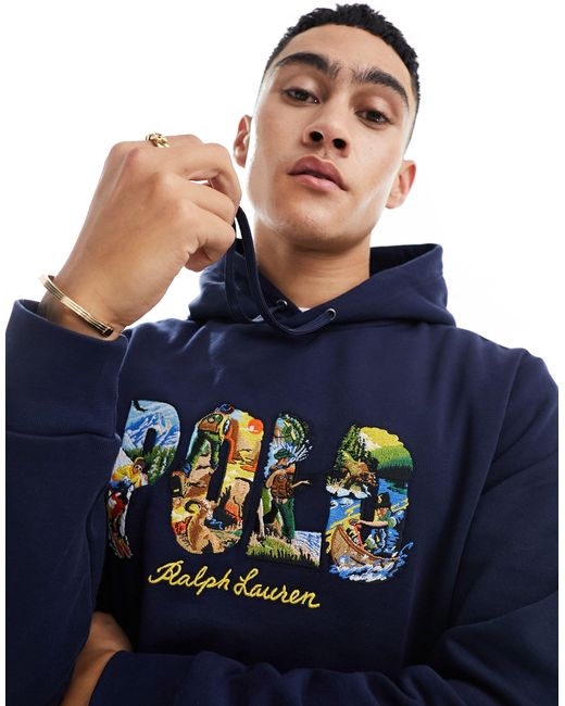 Polo Ralph Lauren – kapuzenpullover in Blue für Herren