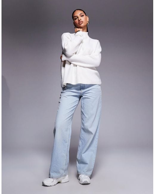 Aria Cove Gray Knit Crew Neck Ribbed Cuff Sweater