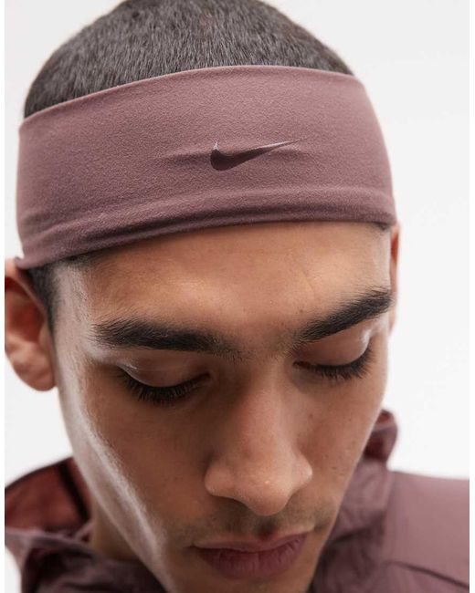 Nike Brown Nike Dri-fit Fury Elevate Headband for men