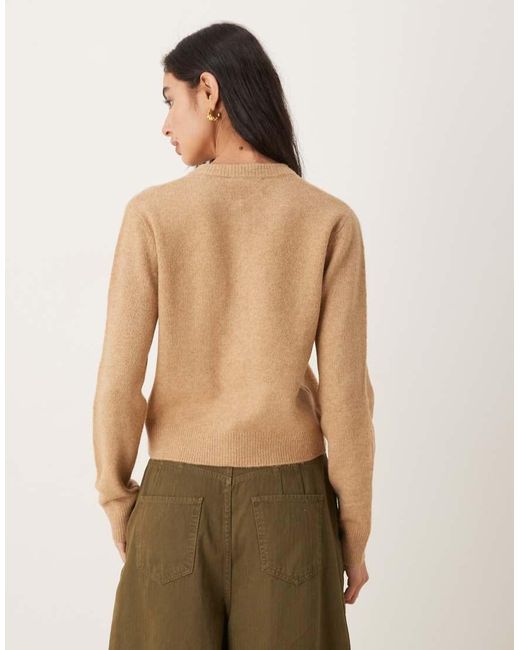 Mango Natural Compact Knit Cardigan