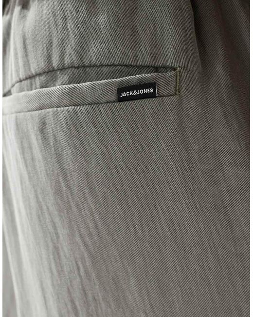 Jack & Jones Green Lightweight Drawstring Trouser for men