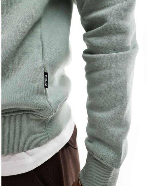 Only & Sons Gray Hoodie for men