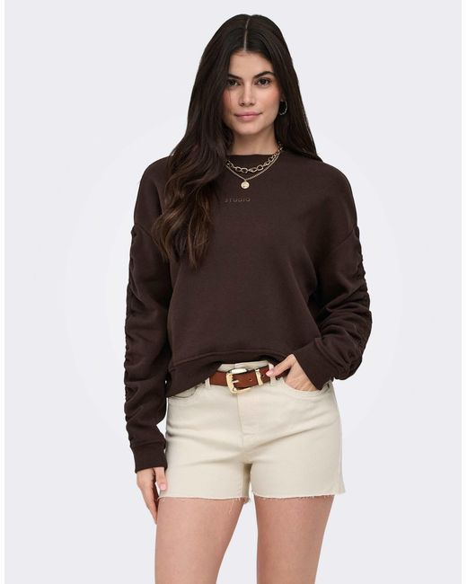 Sweat - grain ONLY en coloris Brown