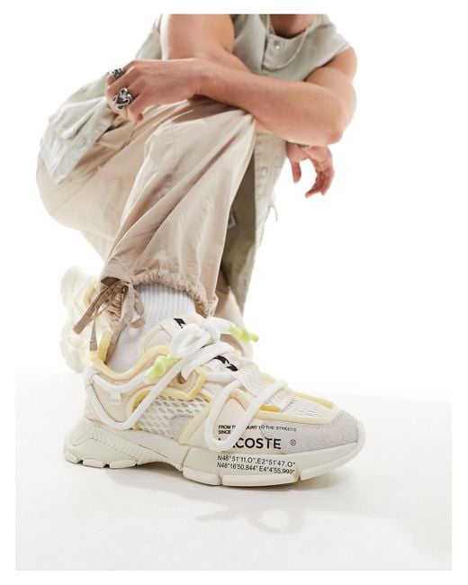 Lacoste white 2024 leather sneakers
