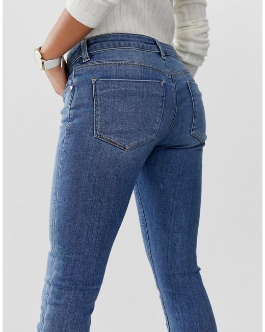 low waisted jeans asos