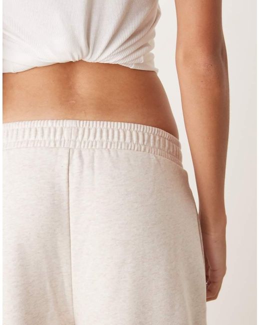 ASOS Natural Barrel Leg Sweatpants