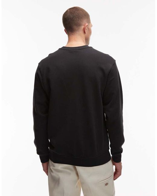 Vans Black Blocked Box Central Logo Loose Fit Sweatshirt for men