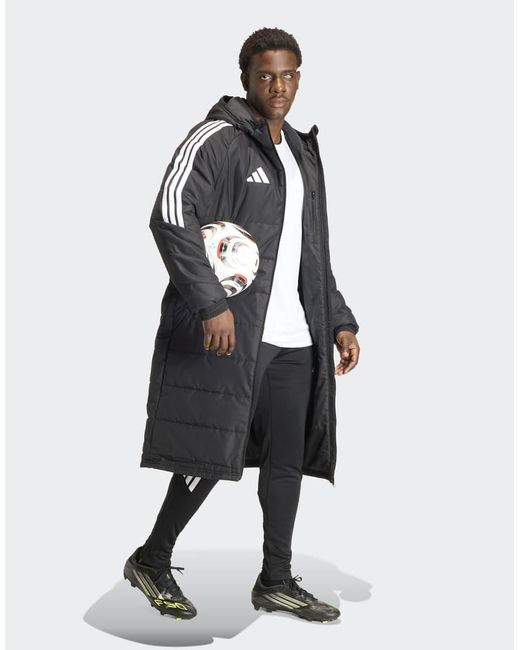 Adidas Originals White Tiro26 Long Coat for men