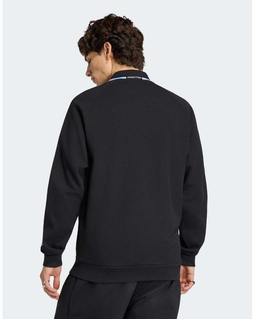 Adidas Originals Blue Argentina Away Anthem Jacket for men