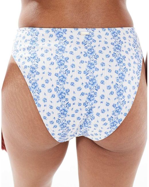 Hollister Blue Curvy High Waist Cheeky Bottoms