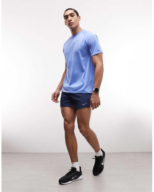 Nike Blue Stride Dri-fit T-shirt for men