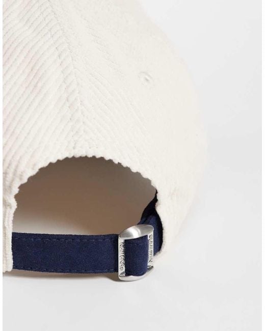 KTZ White 9Forty Slogan Logo Contrast Peak Cap for men