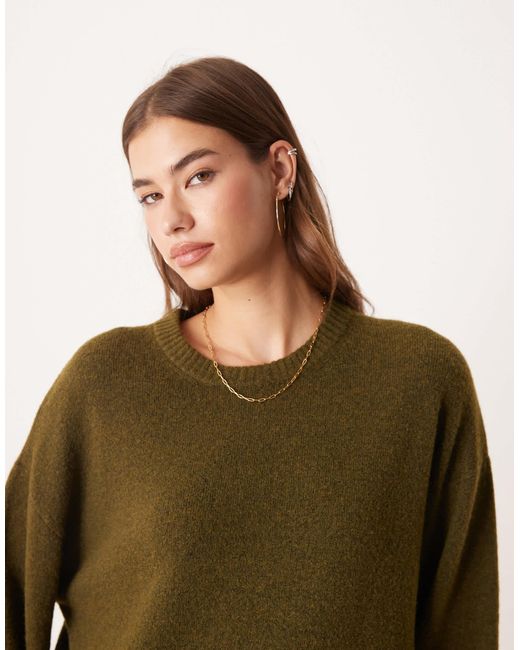 Pull avec manches évasées - kaki Glamorous en coloris Green