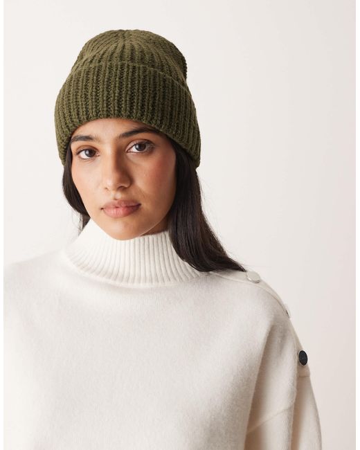 ASOS Natural Chunky Knit Beanie
