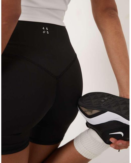 4505 Black Active Bum Sculpt High Waist 5" Legging Shorts