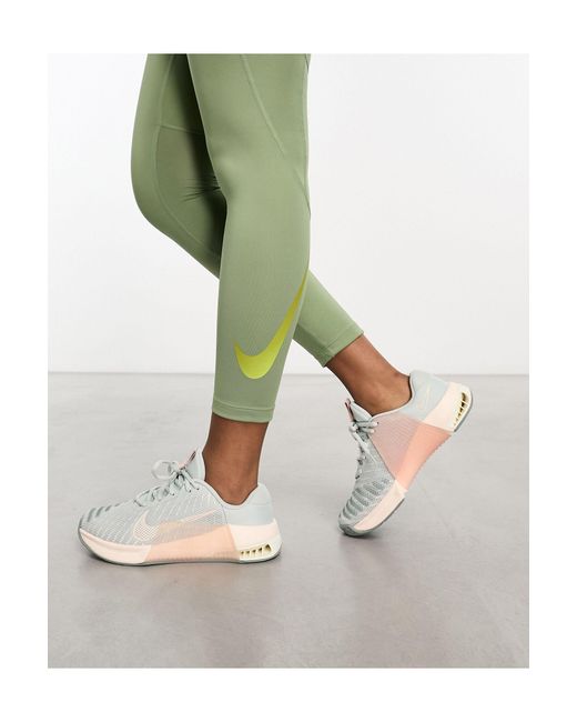 Nike Green – metcon 9 – damen-sneaker