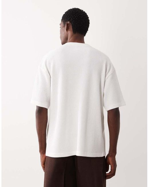 ASOS White Super Heavyweight Oversized T-Shirt for men