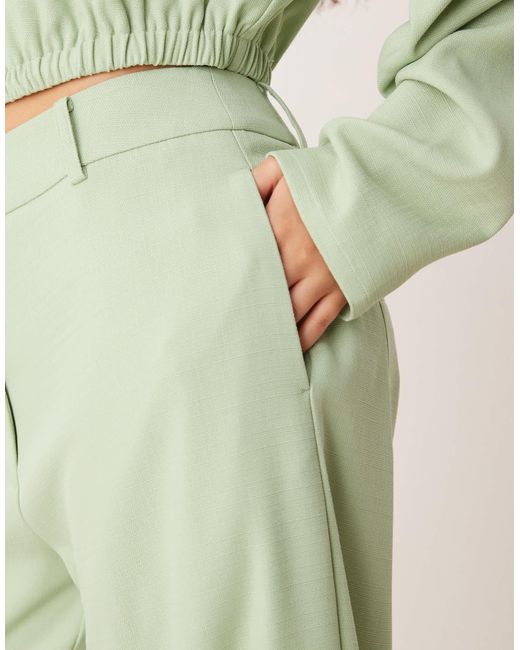 ASOS Green – elegante hose mit extremer barrel-leg-passform