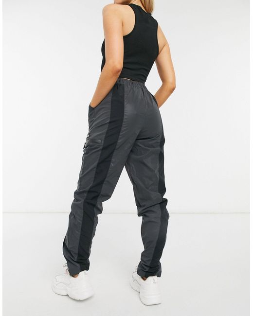 zip front joggers