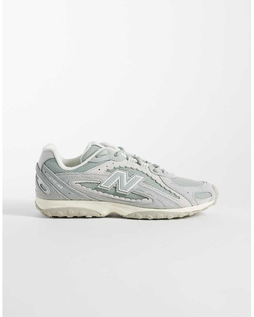 New Balance White 204L Scallop Trainers