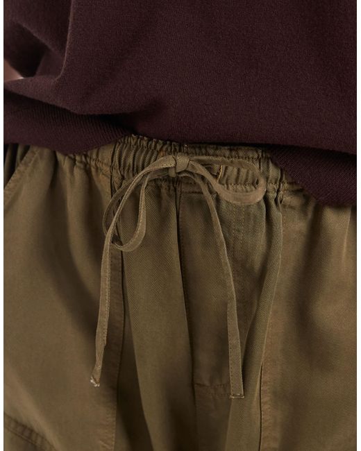 ASOS Brown Pull On Short