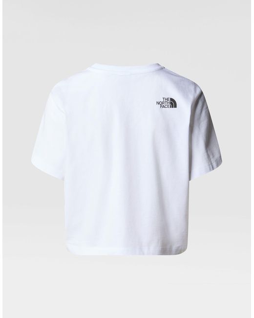 The North Face White – lässiges t-shirt