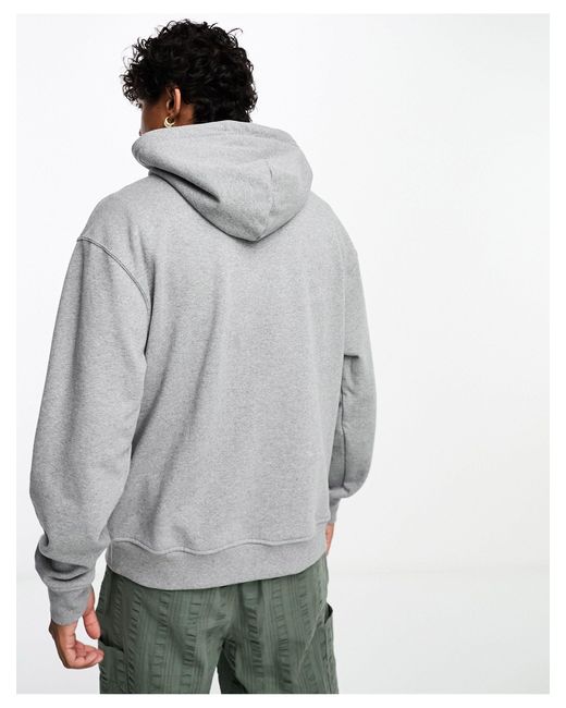 Sudadera básica con capucha sin cierres Nike de hombre de color Gray