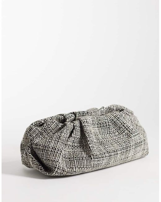 ASOS Gray Cloud Clutch