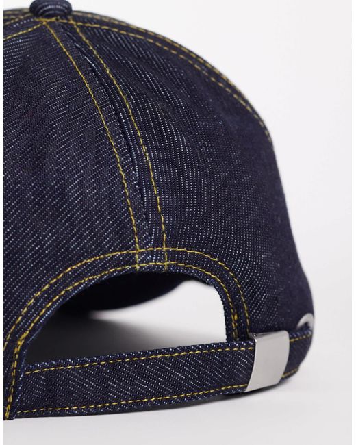 ASOS – denim-baseballkappe in Blue für Herren