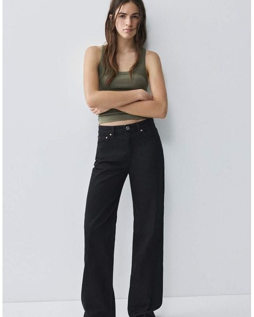 Pull&Bear Green Basic Tank Top
