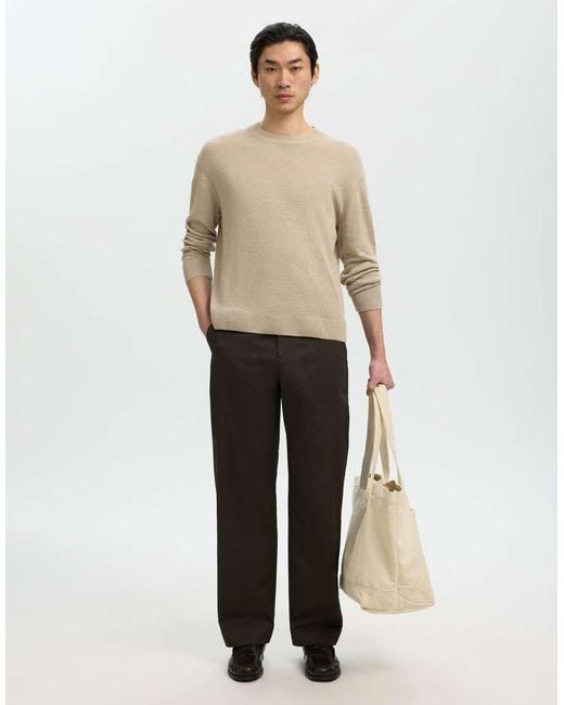 SELECTED Natural Long Sleeved Shirt for men