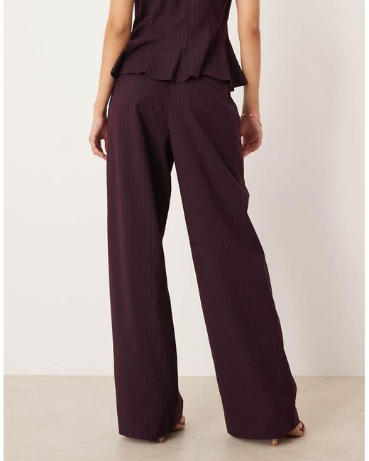 Y.A.S Red Wide Leg Tailo Trousers Co-ord