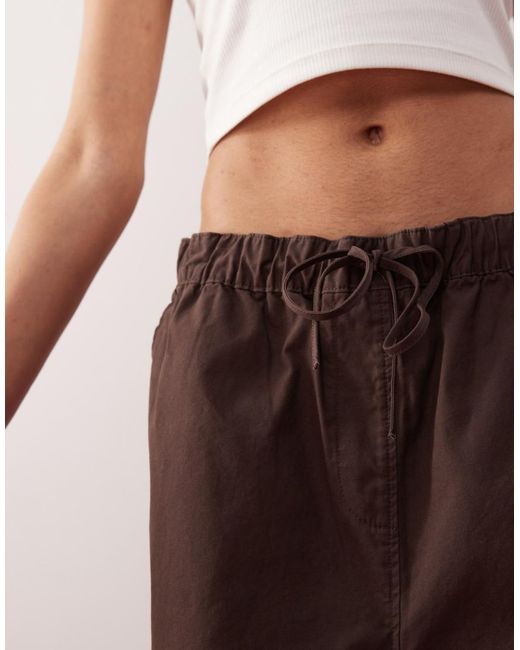 Monki Pink Maxi Skirt With Elasticated Waistband