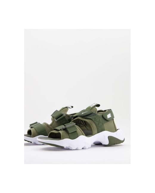 Nike – canyon – wandersandalen in Green für Herren