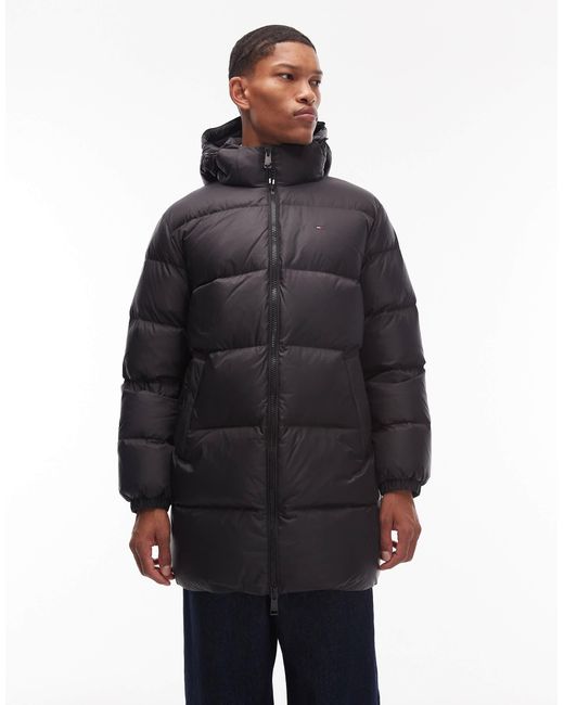 Tommy Hilfiger Blue Essential Down Long Puffer Jacket for men